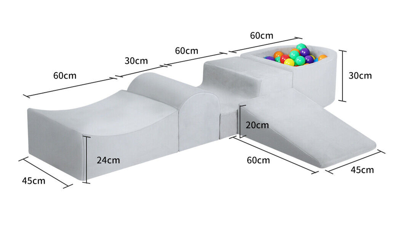 Bopeep Kids Foam Blocks Play Set Pit Climb Crawl Soft Indoor Activity Toys