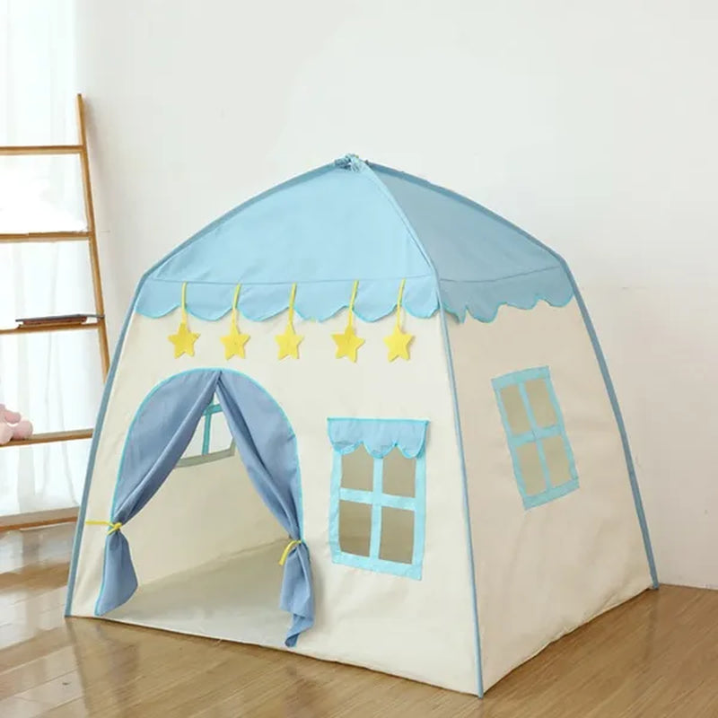 Kids Play Tent Castle Large Tent Princess Castle Play Tent Children Portable Playhouse for Indoor Outdoor Boys & Girls Birthday Gift with Carry Bag