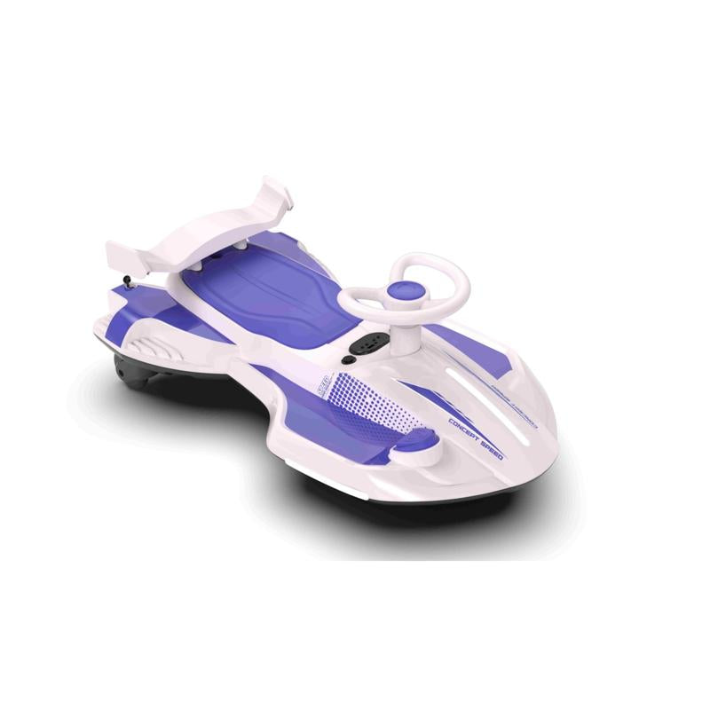 12V Electric Wiggle Car with Pedal, 2 in 1 Wiggle Car Ride on Toys for Kids Ages 3 and Up, Anti-Rollover Flashing Wheels, Bluetooth, Music2