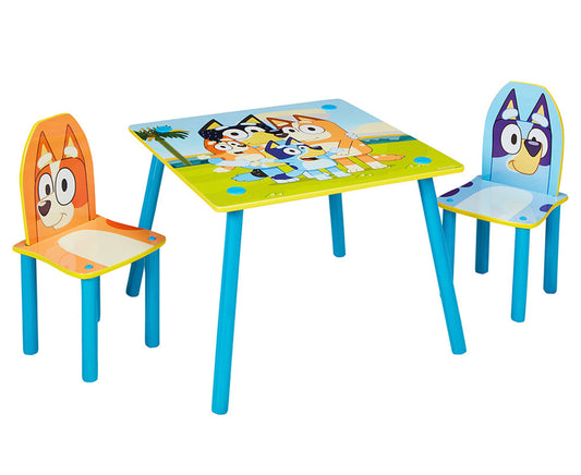 Wooden Table & Chair Set - Multi