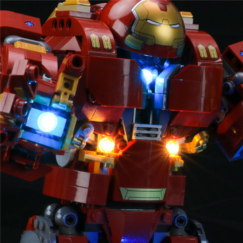 LED Lighting Kit for LEGO the Hulkbuster Ultron Edition 76105 Remote Controlled
