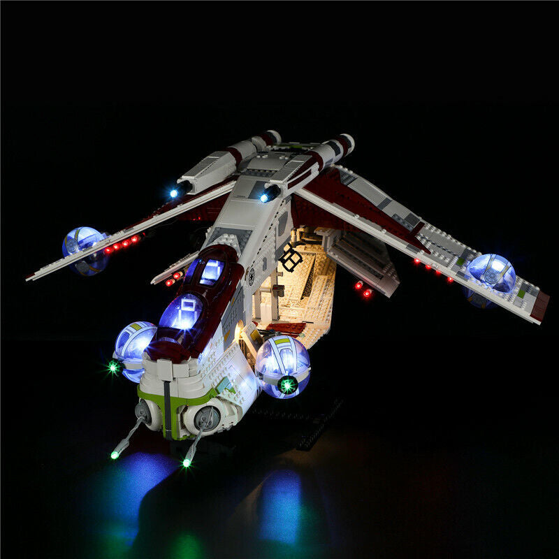 LED Lighting Kit for LEGO Republic Gunship 75309 Lighting Kit Remote Controlled