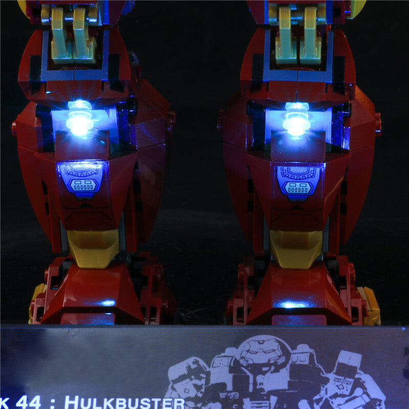 LED Lighting Kit for LEGO the Hulkbuster Ultron Edition 76105 Remote Controlled