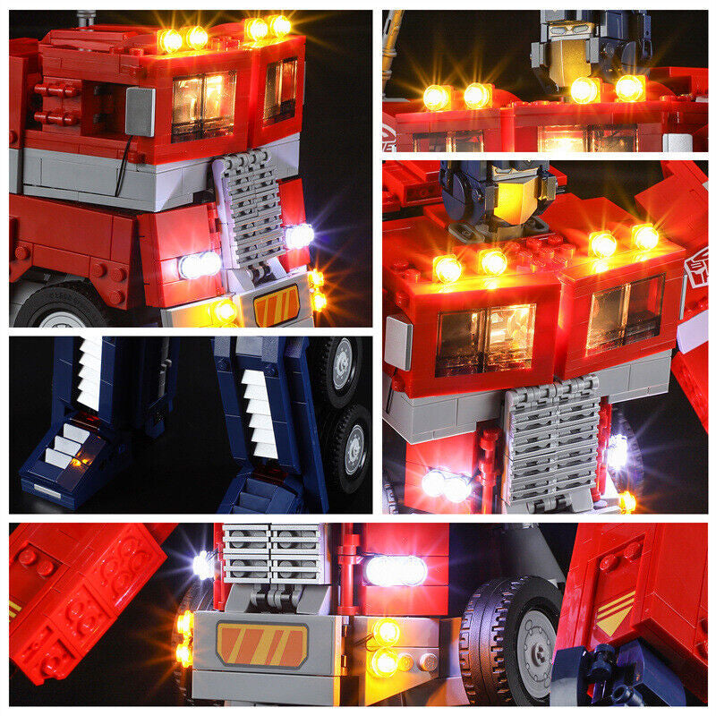 LED Lighting Kit for LEGO 10302 Creator Expert Optimus Prime Lighting ONLY