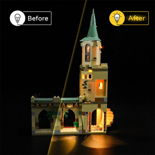 LED Lighting Kit for LEGO Harry Potter 76401 Hogwarts Courtyard Light Kit