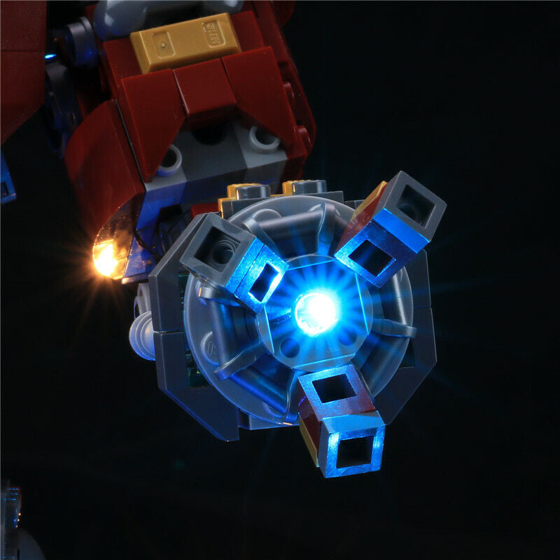 LED Lighting Kit for LEGO the Hulkbuster Ultron Edition 76105 Remote Controlled