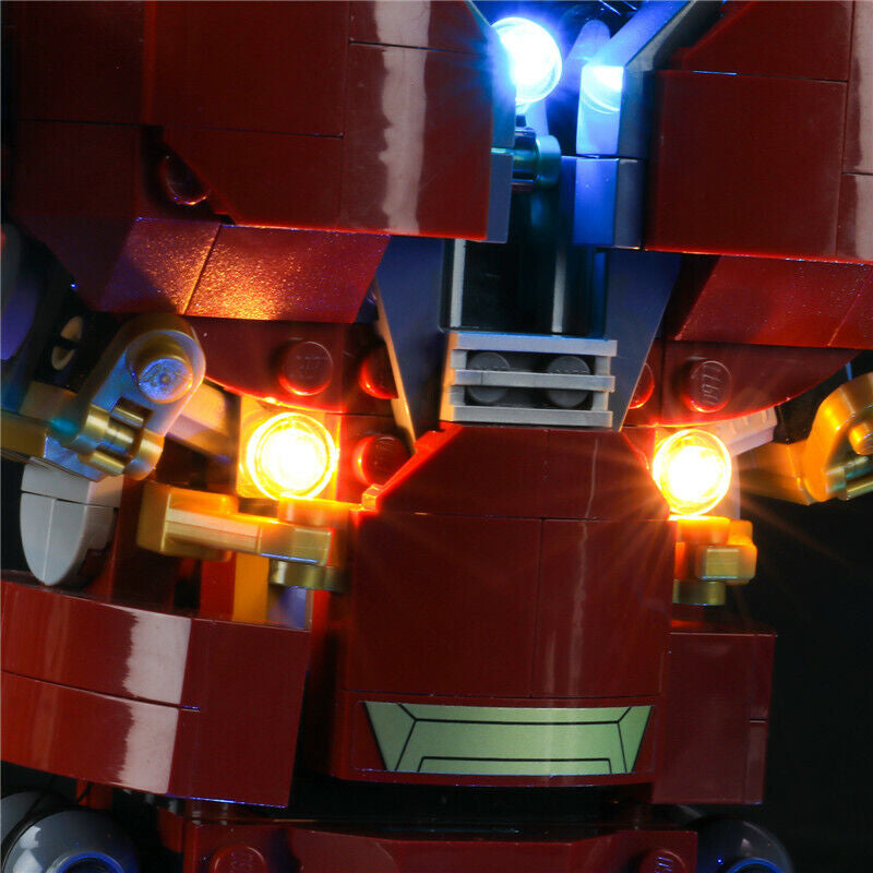 LED Lighting Kit for LEGO the Hulkbuster Ultron Edition 76105 Remote Controlled