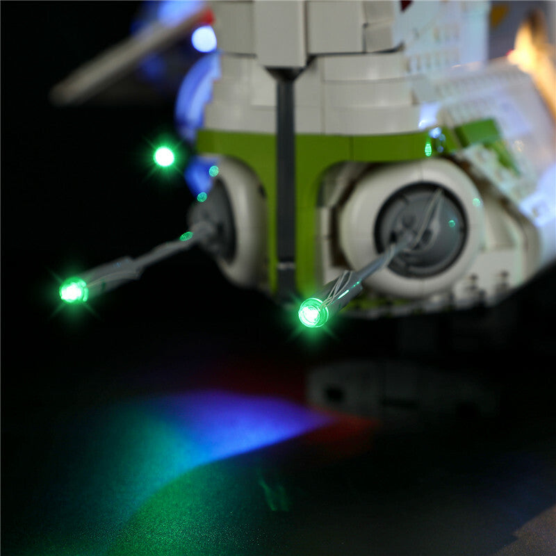 LED Lighting Kit for LEGO Republic Gunship 75309 Lighting Kit Remote Controlled